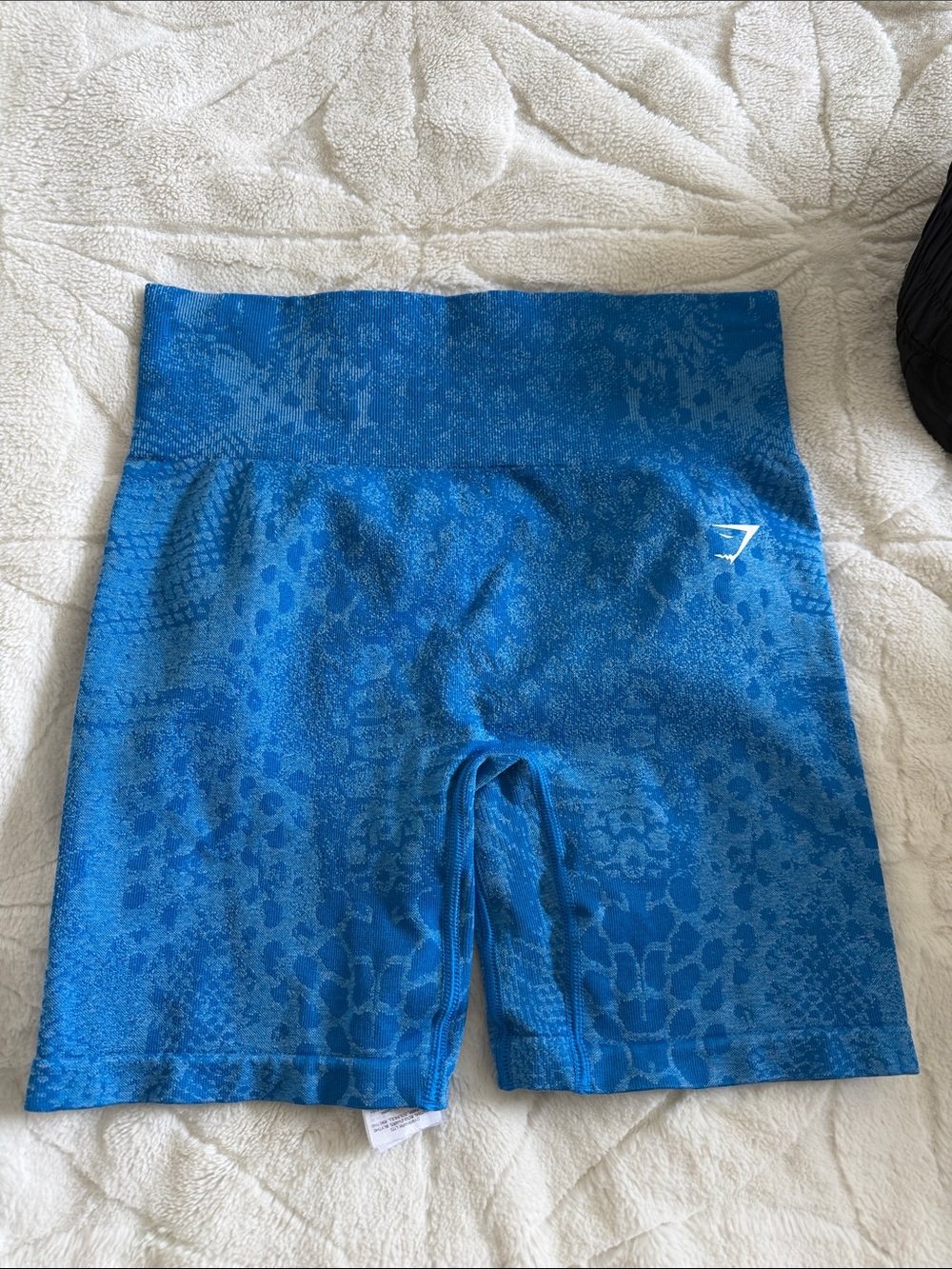Gym-shark SOLD OUT Blue Animal X Whitney Seamless workout Shorts